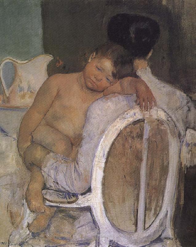 Mary Cassatt Mother holding the kid Spain oil painting art